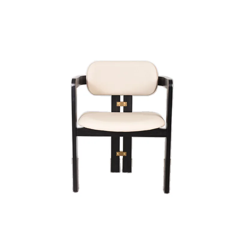 

New Chinese style, solid wood, soft bags, dining chairs, sales office, negotiation, hotel, clubhouse