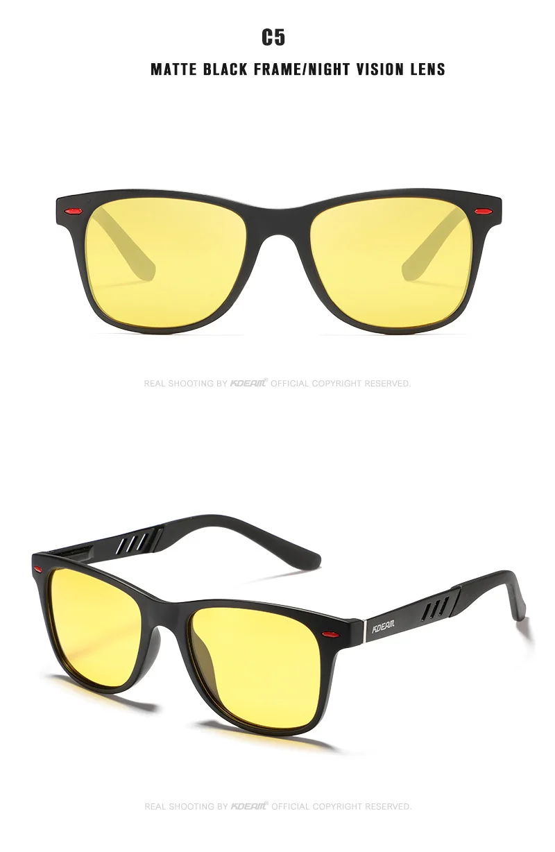 KDEAM Aluminium Magnesium Polarisierte Myopie Sonnenbrille Männer Frauen Fahren Brillen Outdoor Casual UV400 -0,50 bis -6,00 – Detail 13