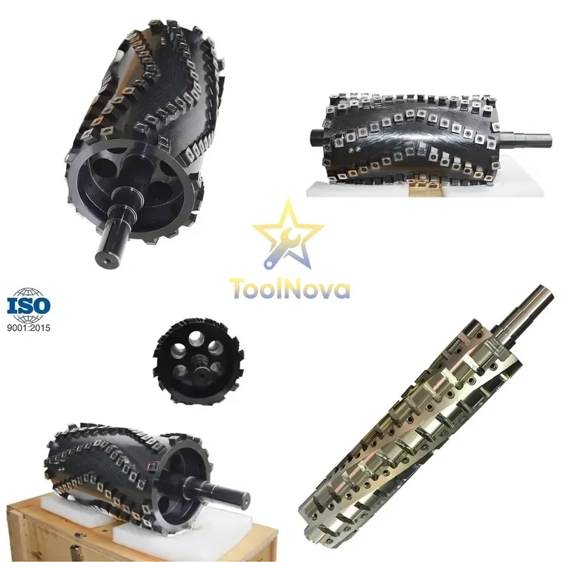 2026hotsale* Dehuai Woodworking Tool Cutter Head With Carbide Insert Blade Factory Price Wood Cutting Helical Planing Spiral