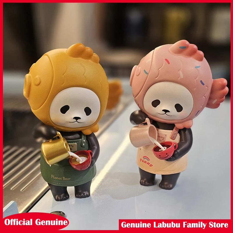 

Genuineplanetbear Barista Panpan Next Cup Will Be Better Series Latte Art Style Limited Edition Figurines Doll Toy Birthday Gift