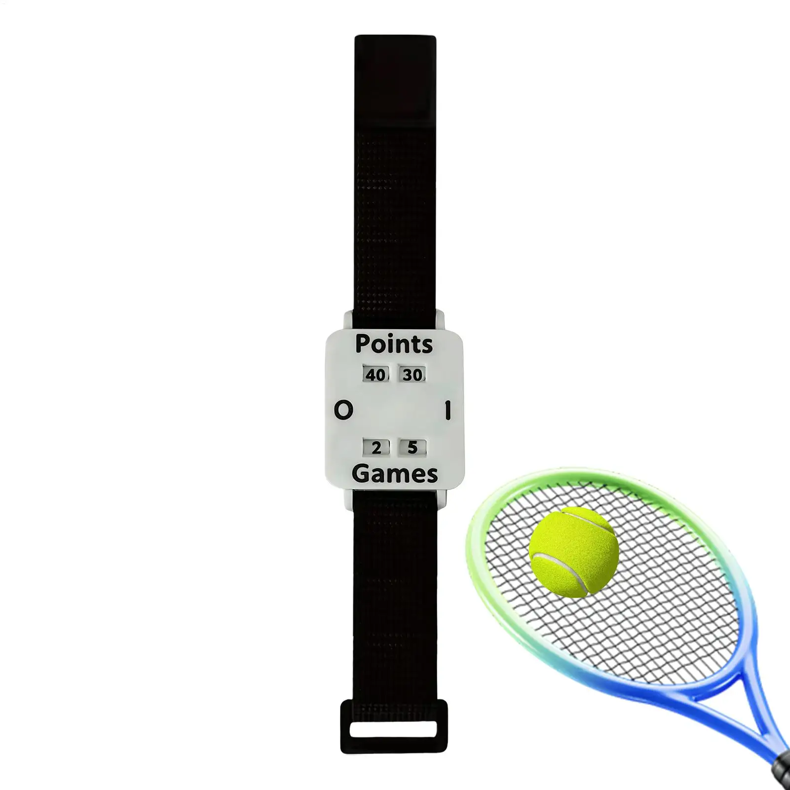 

Tennis Score Keeper Wrist Band Big Screen Adjustable Counter Lightweight Wrist Score Keeper For Tennis Sports Training Accessory