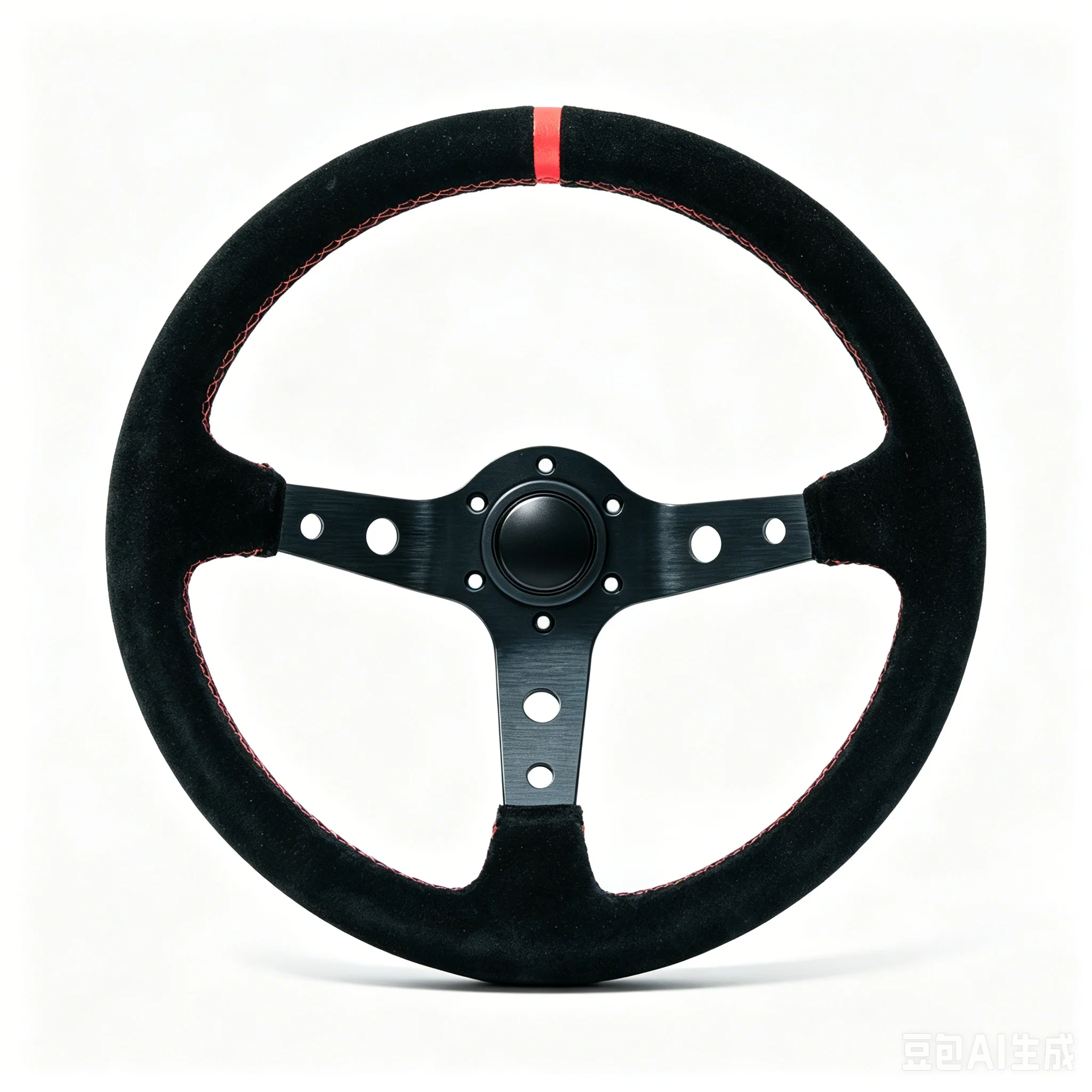 14 Inch 350MM Gaming Deep Concave Steering Wheel Toy Racing Wheel Car Modification Wheel for Simulation Driving Experience