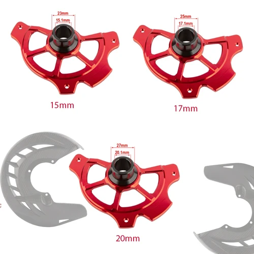 Imagen 2 del producto Cubierta protectora de disco de freno delantero para motocicleta, 15mm, 17mm, 20mm, Honda CRF 250L, 250M, CRF250L, CRF250M, CRF300L, 450R, 450X, 250RX