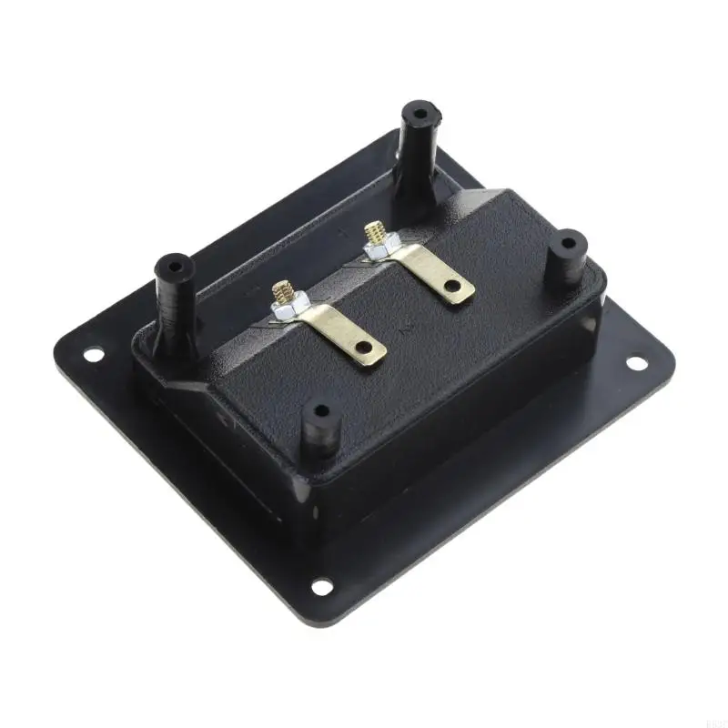 

652F Terminal Cup Connector Parts for Spring Double Binding Posts Gold Twist Banana Recessed Speaker Box Black