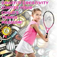 AMASPORT Tennis Rackets for Kids Toddlers 17'' with Cover Bag for Girl and Boy Tennis Racquet 3