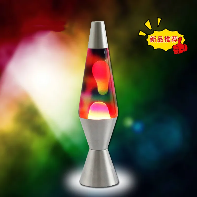 Lava Lamp Jellyfish Lamp Wax Lamp Color Magma Floating Table Lamp Atmosphere Bedside Bar Counter Small Night Lamp