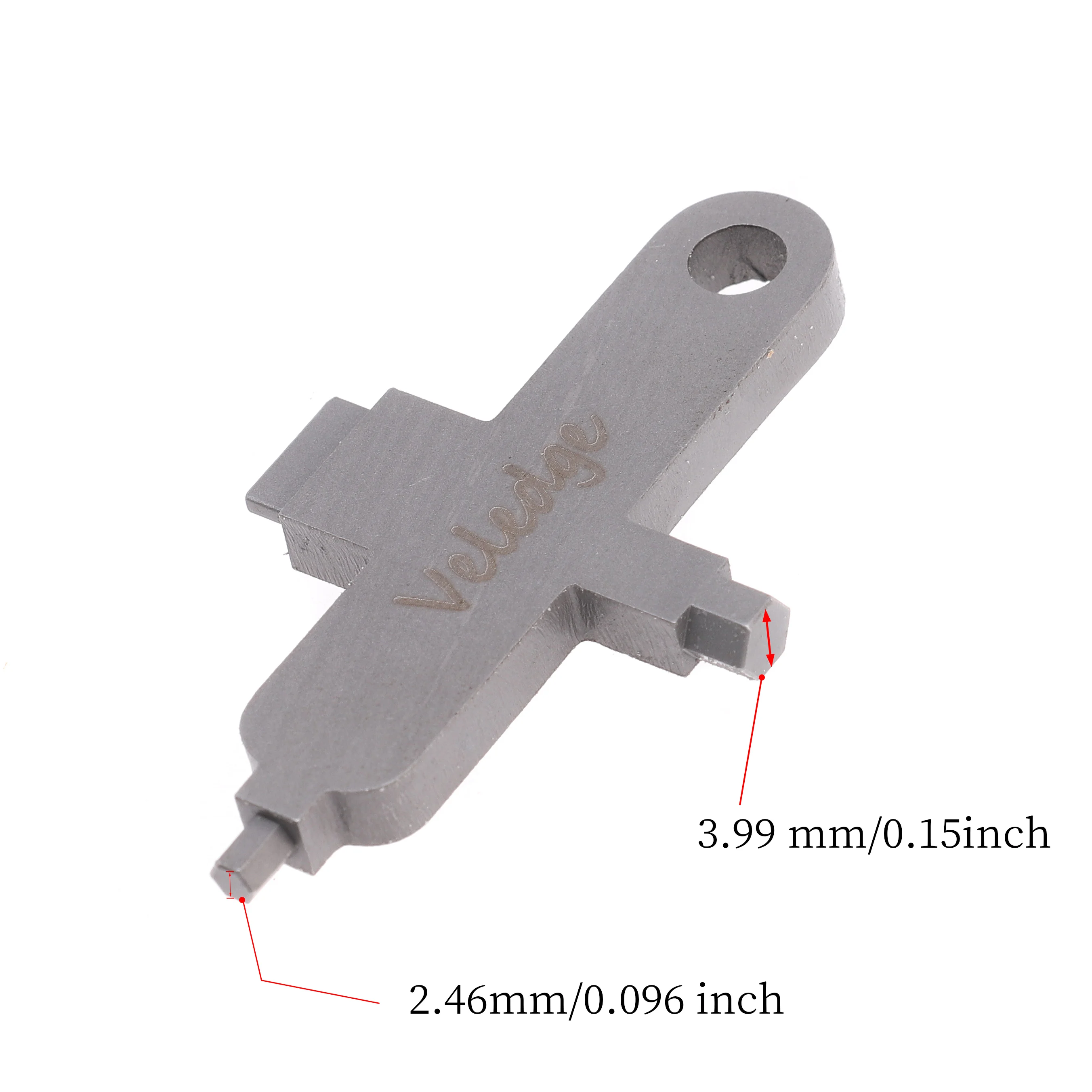 FOTGA EDC Manganese Steel Auxiliary Device Camera Plate Tighten Multi-Tool with M4 M2.5 Hex Wrench and Large-Slotted Screwdriver