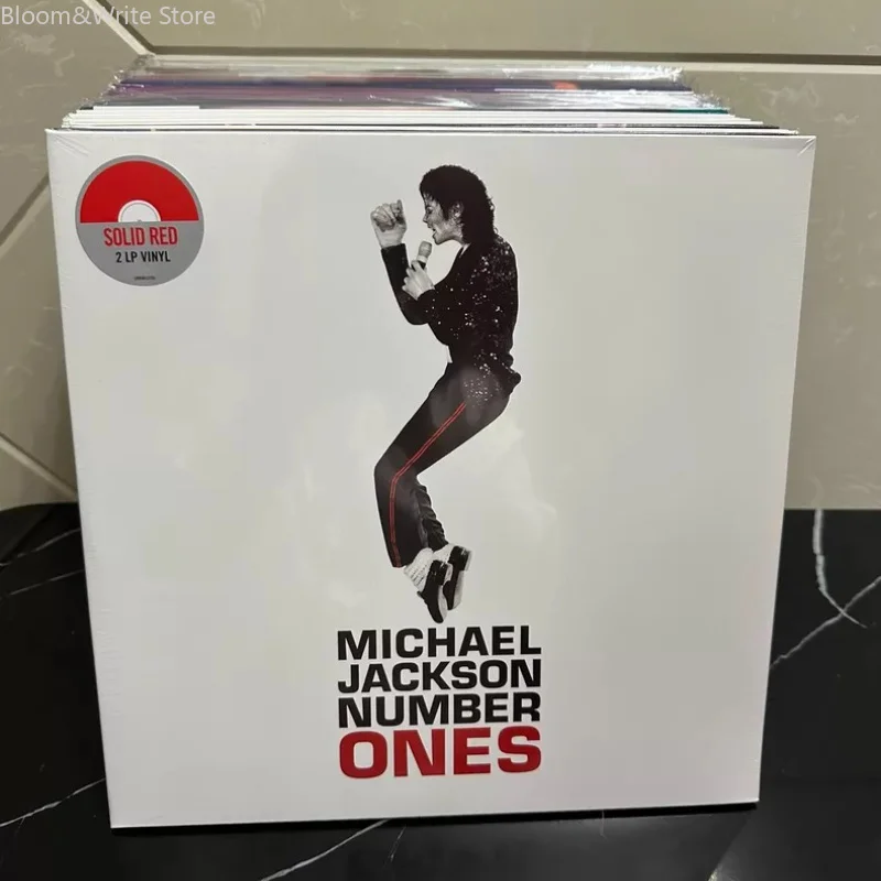 Michael Jackson Number Ones 2LP Red Vinyl European Version Selected Golden Hits Album Music Record Walkman Music Gifts