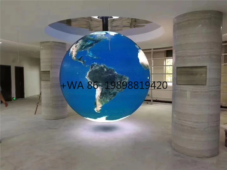 Custom Led Ball Display Indoor Photo SDK Wall Led Screen Display for Shopping Mall Creative Shape Screen Original Manufacturer