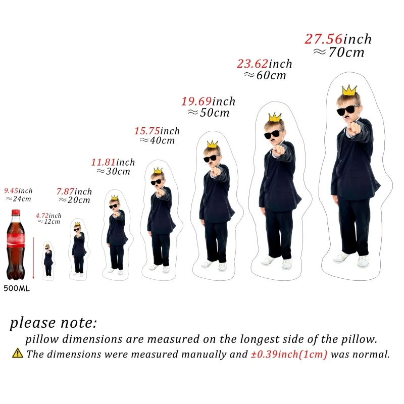 وسادة على شكل بشري مخصص هدية شخصية لصديقها/الصديقة/الآباء هدية فريدة لعيد الميلاد وعيد الحب للذكرى السنوية
