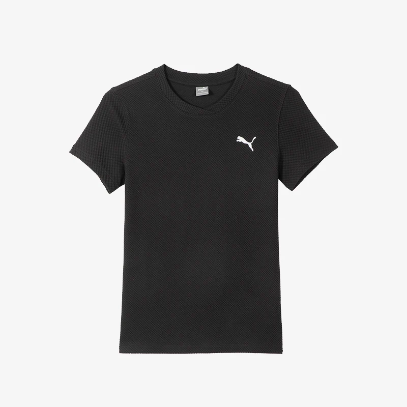 Puma genuine new women's mesh splicing casual loose sports short sleeved shirt 686325-01