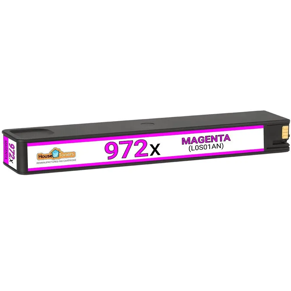 Cartucho de tinta Magenta HP 972X de repuesto para HP Pagewide Pro 452dn 452dw