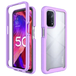 For OPPO A54 A 74 5G Crystal Case Hybrid Hard Back Panel OPPO A74 Case Bumper Shell Phone OPPO A93 A 54 93 Shockproof Cover Capa