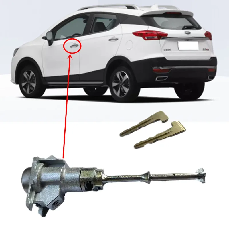For JAC JS3 S3 T40 Left front door driver's car key lock core OEM 3704030U2210-Z001 Left front door key