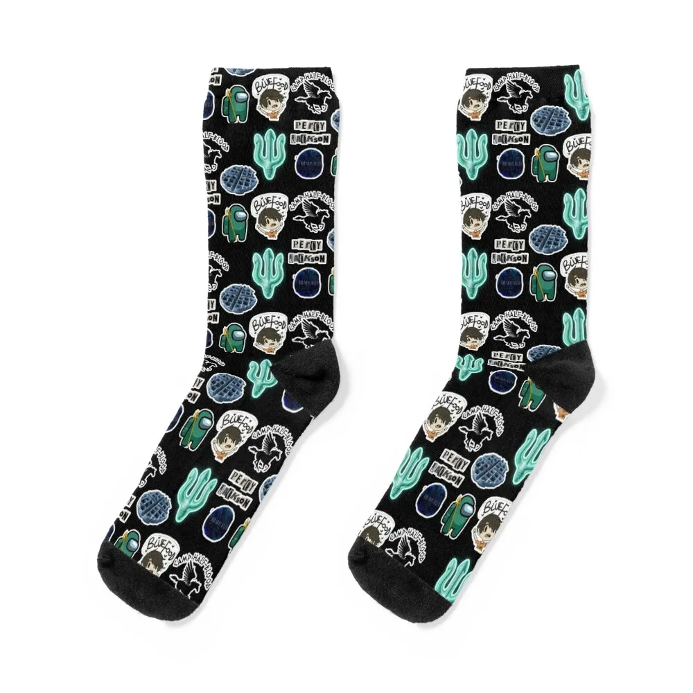 

Percy Jackson Socks cotton man basketball japanese fashion Women's Socks Men's