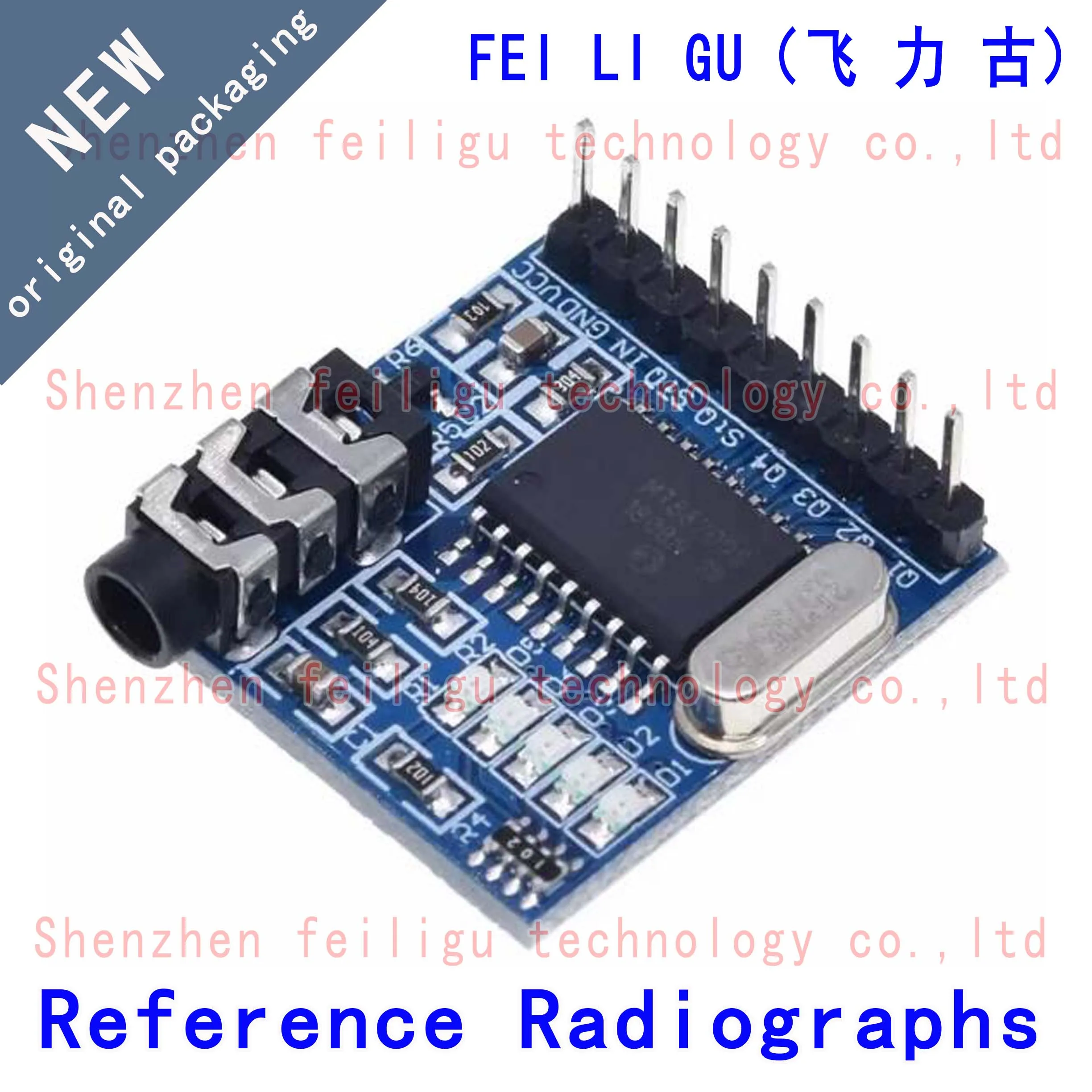 บอร์ดถอดรหัส MT8870 Dtmf ของแท้ของใหม่1 ~ 50ชิ้น100% โมดูลบอร์ดควบคุมการโทรออกและประมวลผลการถอดรหัสเสียง