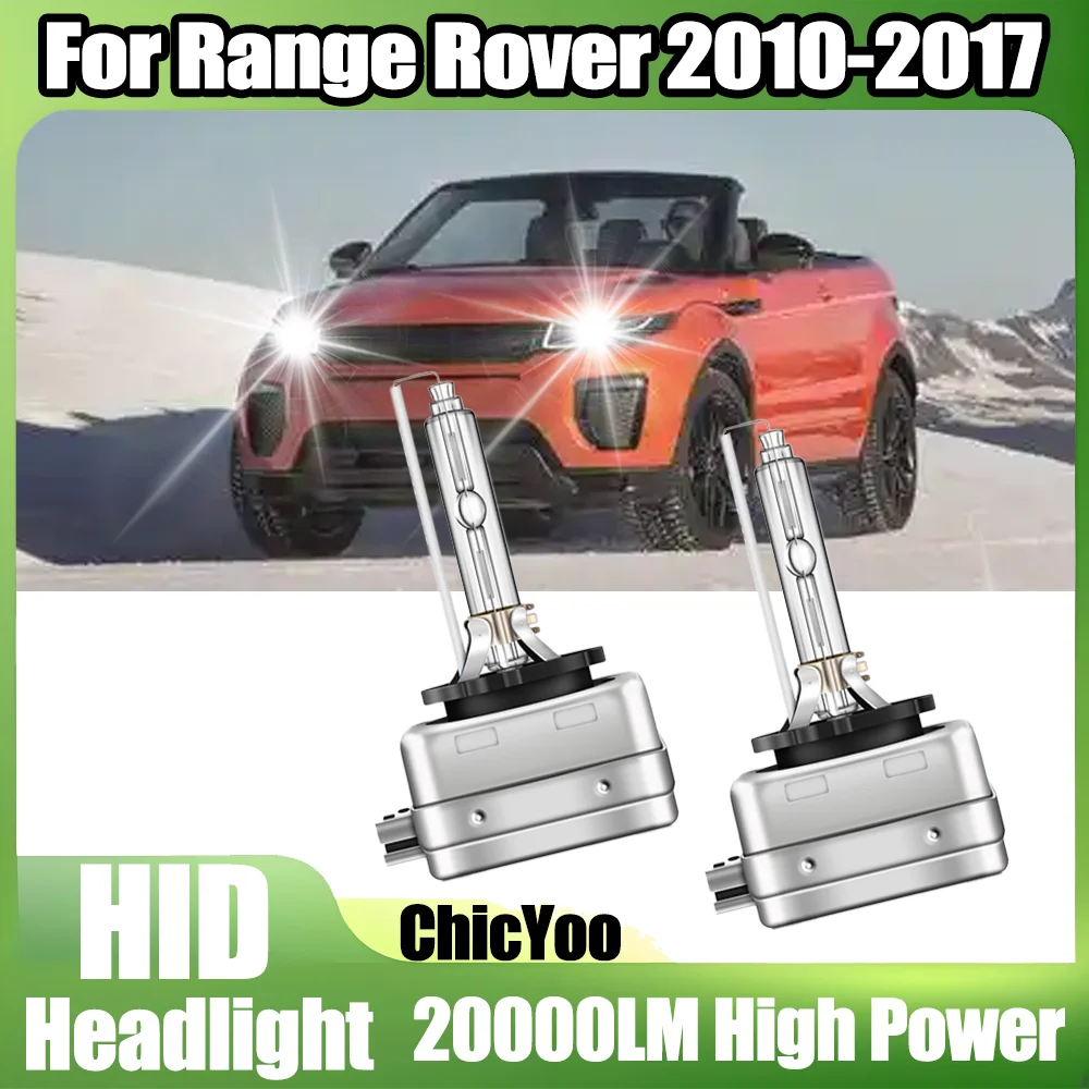 

2PCS 20000LM D3S Xenon Lights HID Xenon Headlight 6000K White Auto Lamps For Range Rover 2010 2011 2012 2013 2014 2015 2016 2017
