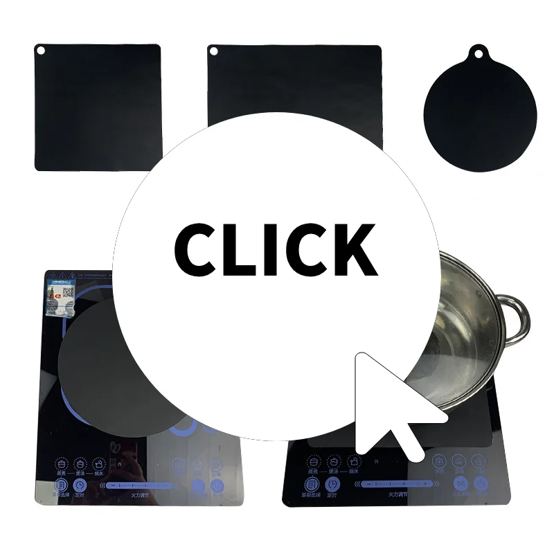 

Многоразовый коврик для индукционной плиты, противоскользящий силиконовый изоляционный коврик, подушечки для кухни, приготовления пищи, силиконовый теплоизоляционный коврик