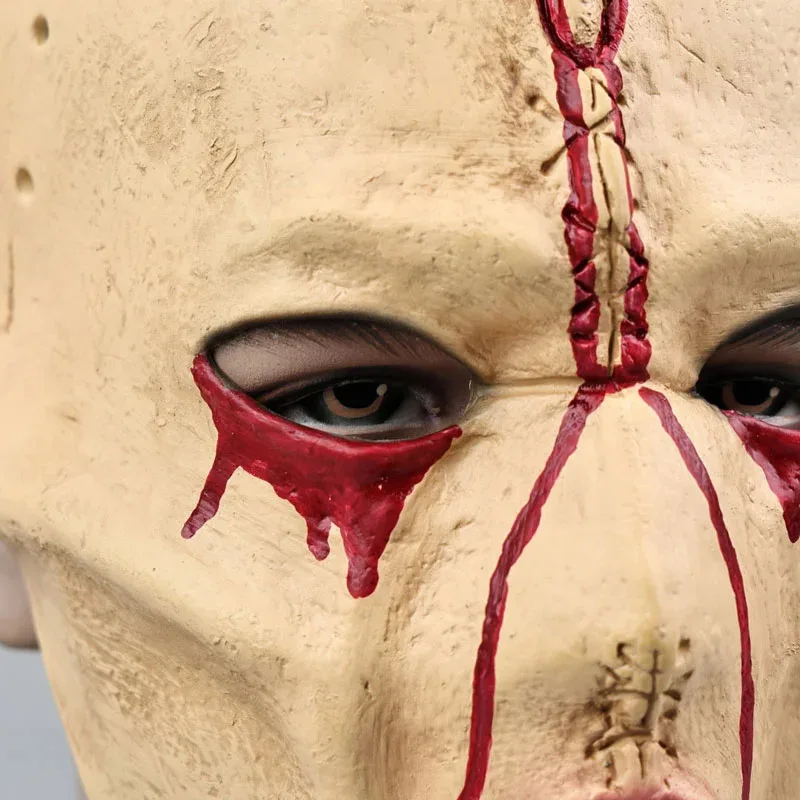 قناع تنكري للبالغين بعد 28 عامًا، أقنعة غرزة من اللاتكس لكامل الوجه، ملحقات حفلات الهالوين، دعائم تنكرية om[8 #6