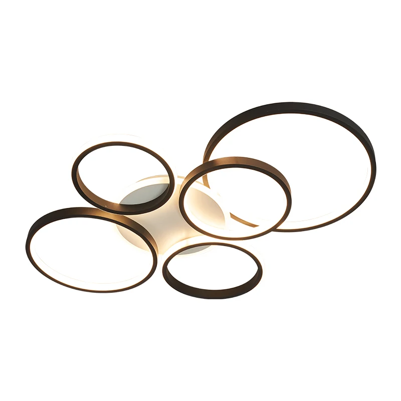 Black/Gold Color Minimalist Modern led ceiling Lights for livingroom bedroom AC110-265V nordic modern led ceiling lamp fixtures
