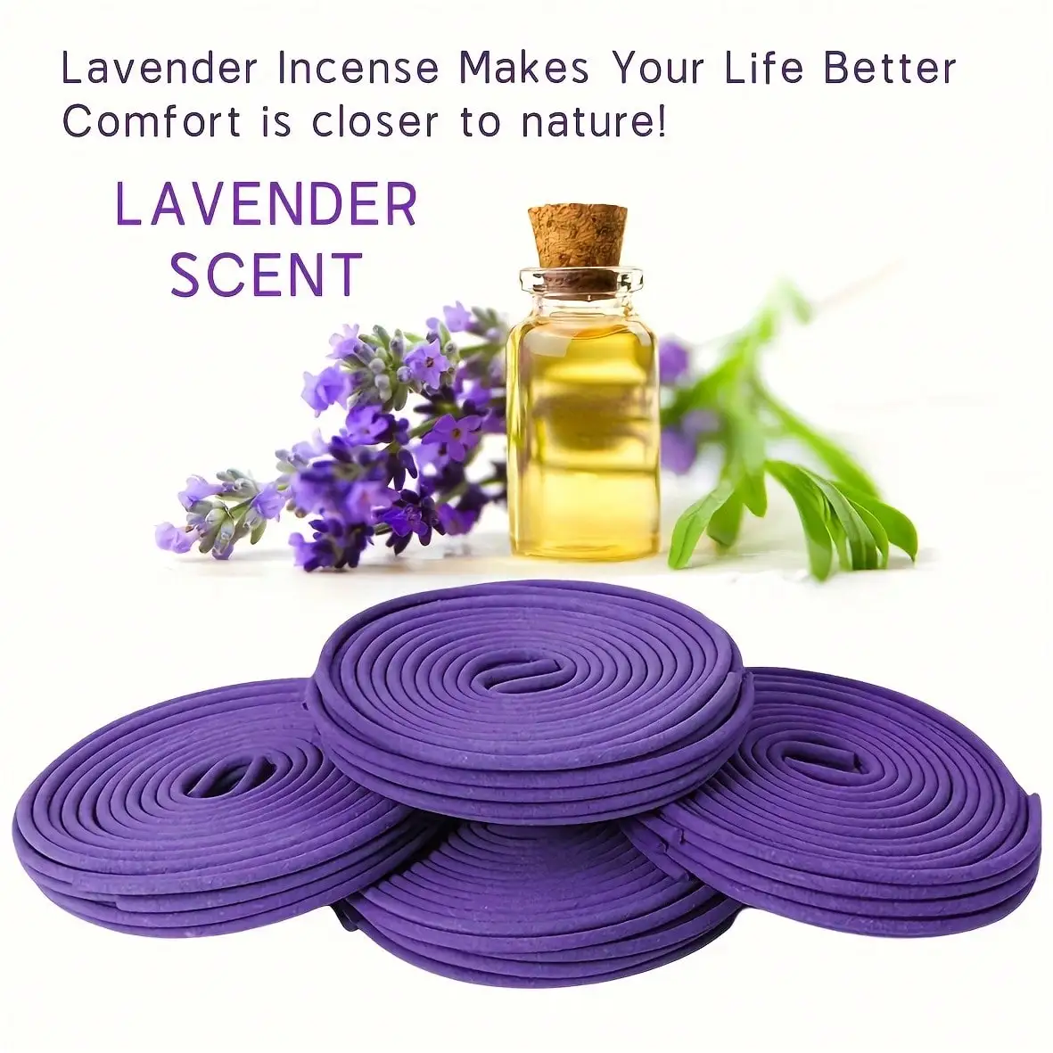 

40 высококачественных ароматических палочек для благовоний - ароматы на выбор, с небольшой подставкой для переноски, включая белый шалфей, лаванду.