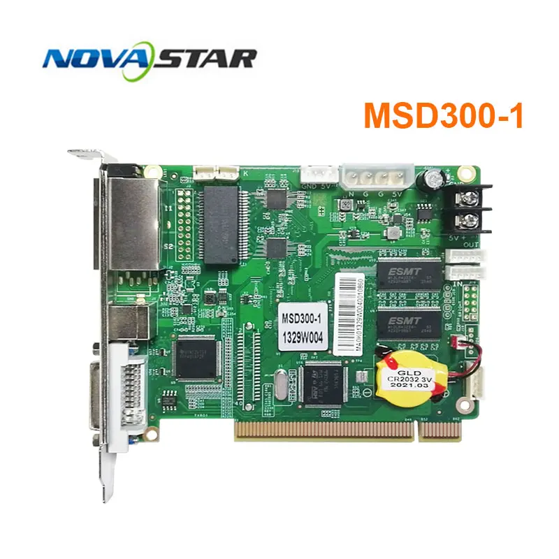 

Контроллер Novastar MSD300-1 MSD600-1 для светодиодных дисплеев MCTRL300 поддерживает входные разрешения до 1920×1200 при 60 Гц.