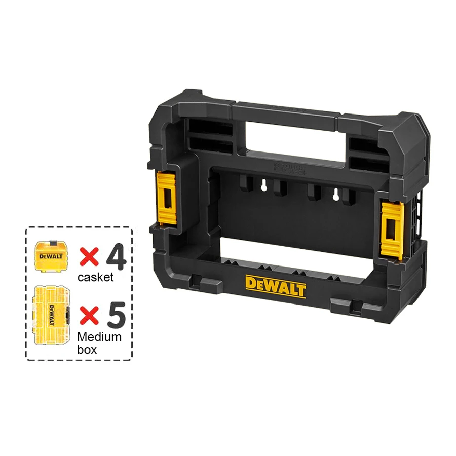 DEWALT DT70716-QZ System TSTAK Box Stackable Removable Portable Storage Tool Case Power Tool Accessories Stacked Outer Box