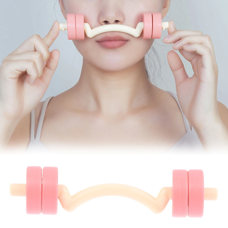 Face Mouth Exerciser Barbell Design Face Trainer Tool Breathing Device Lift V Face Skin Tightening Face Breathing Exerciser
