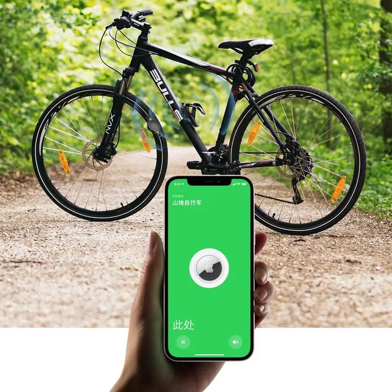 Air Tag Protect Shelf with Carabiner Anti Lost Bike Holder Bracket Gps Tracking Bicycle Water Bottle Mount Protector For Air Tag