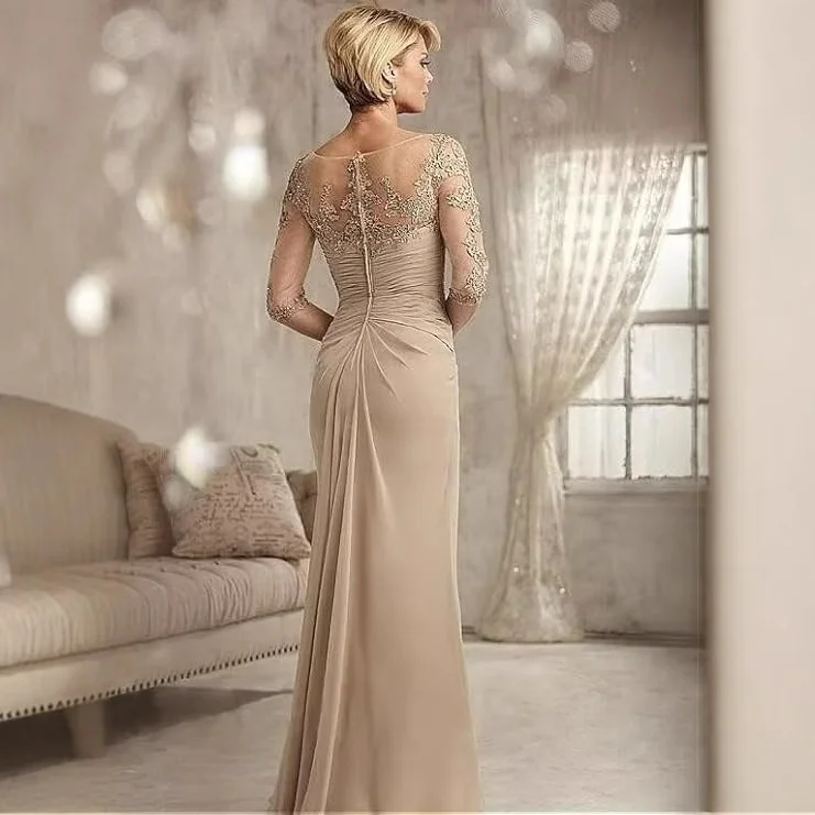 Suknia wieczorowa Ele Long Dr, suknia balowa Me Par, Ele Sle Ne, zwiewny krój, materiał jedwabny, na ceremonię dla dorosłych.