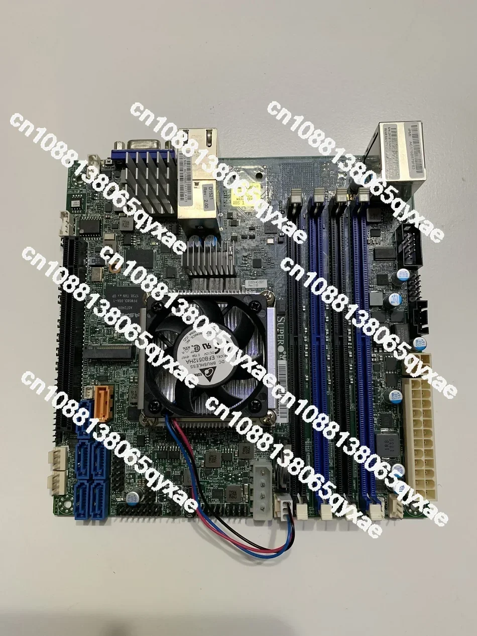 X10SDV-4C-TLN2F Server ITX Motherboard, XEON D1521 Dual 10 Gigabit Ethernet Port Qunhui NAS