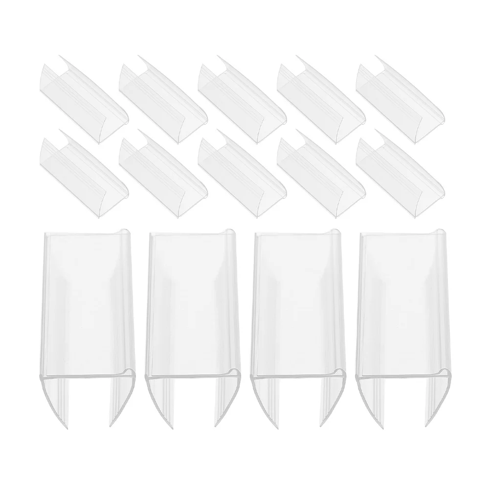 

20Pcs Shelf Label Holder Transparent Price Tag Clip for Retail Accessories Store Sign Stand Displaying Price Stand Label Display
