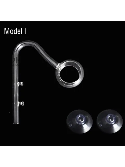 Glass Lily Pipe Skimmer Inflow Outflow 13mm 17mm Aquarium