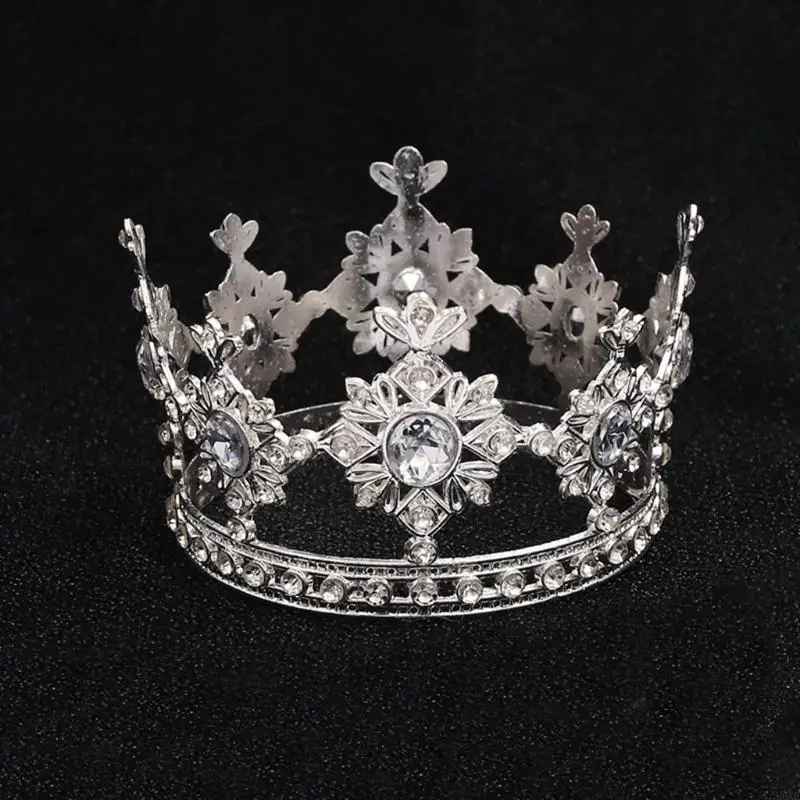 U6XE Cristal bebé para diamantes imitación Mini diadema boda princesa niñas decoración fiesta