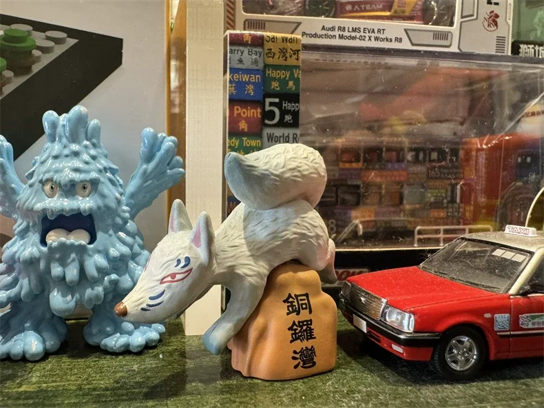 FUSEE Capsule Hong Kong Yokai Series Gashapon Figure Mythical Monster Desktop Decoration Collectible Ornament For Adult
