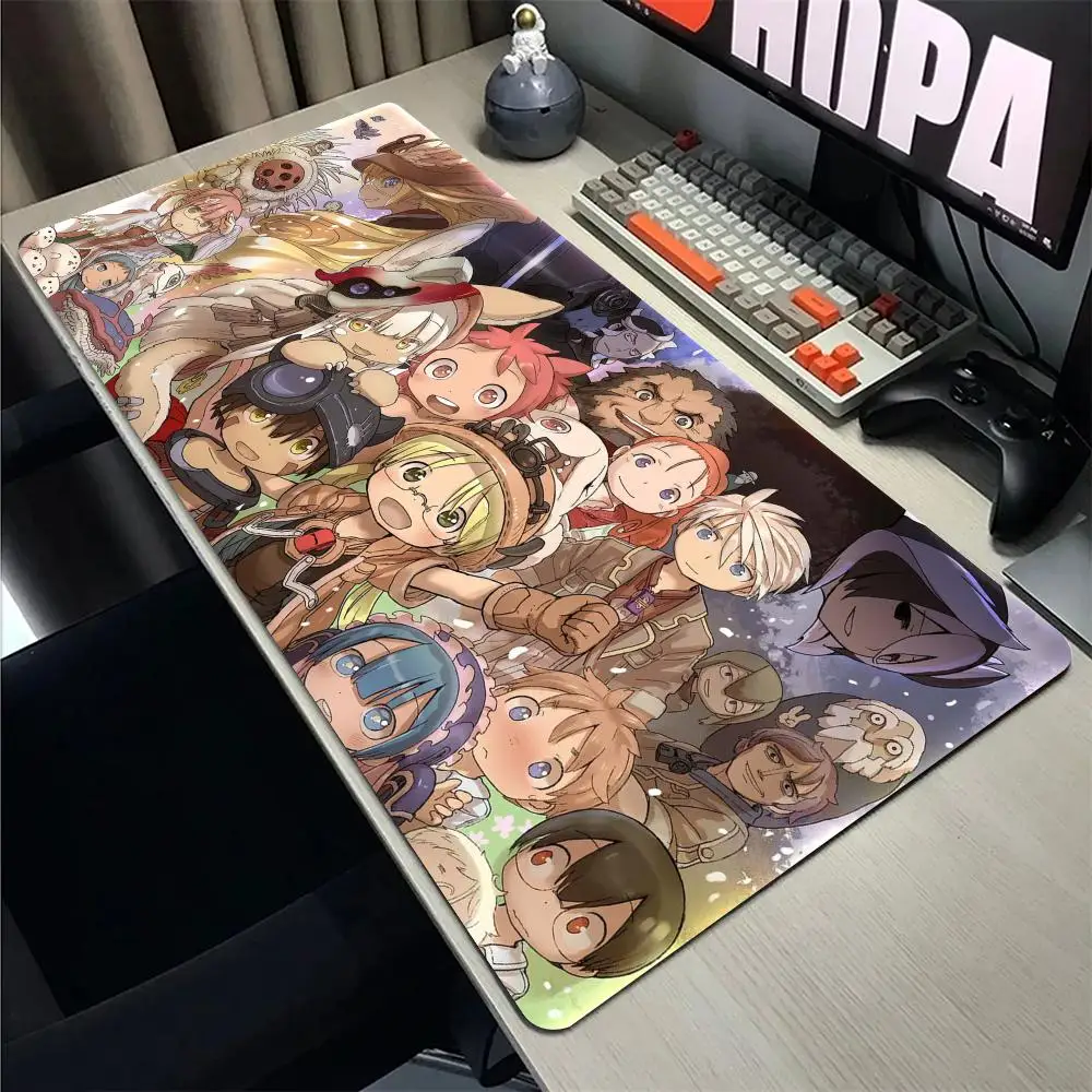 Made in Abyss Mouse Pad  Desk Pad Gaming Accessories Prime Gaming XXL Keyboard Pad Stitched Pad Desk Pad 900x400mm