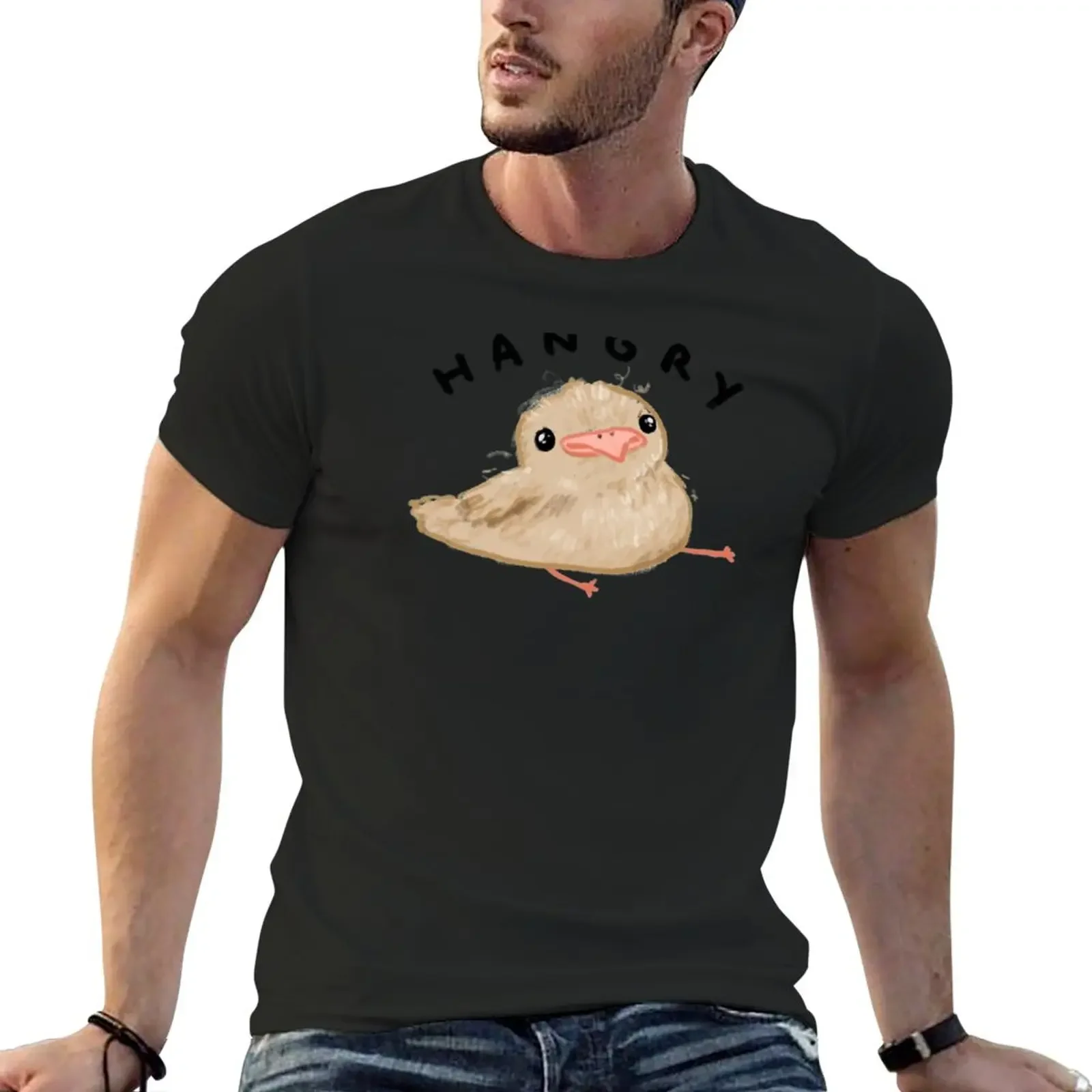 

Hangry Chick T-Shirt blacks oversizeds sports fans tshirts for men