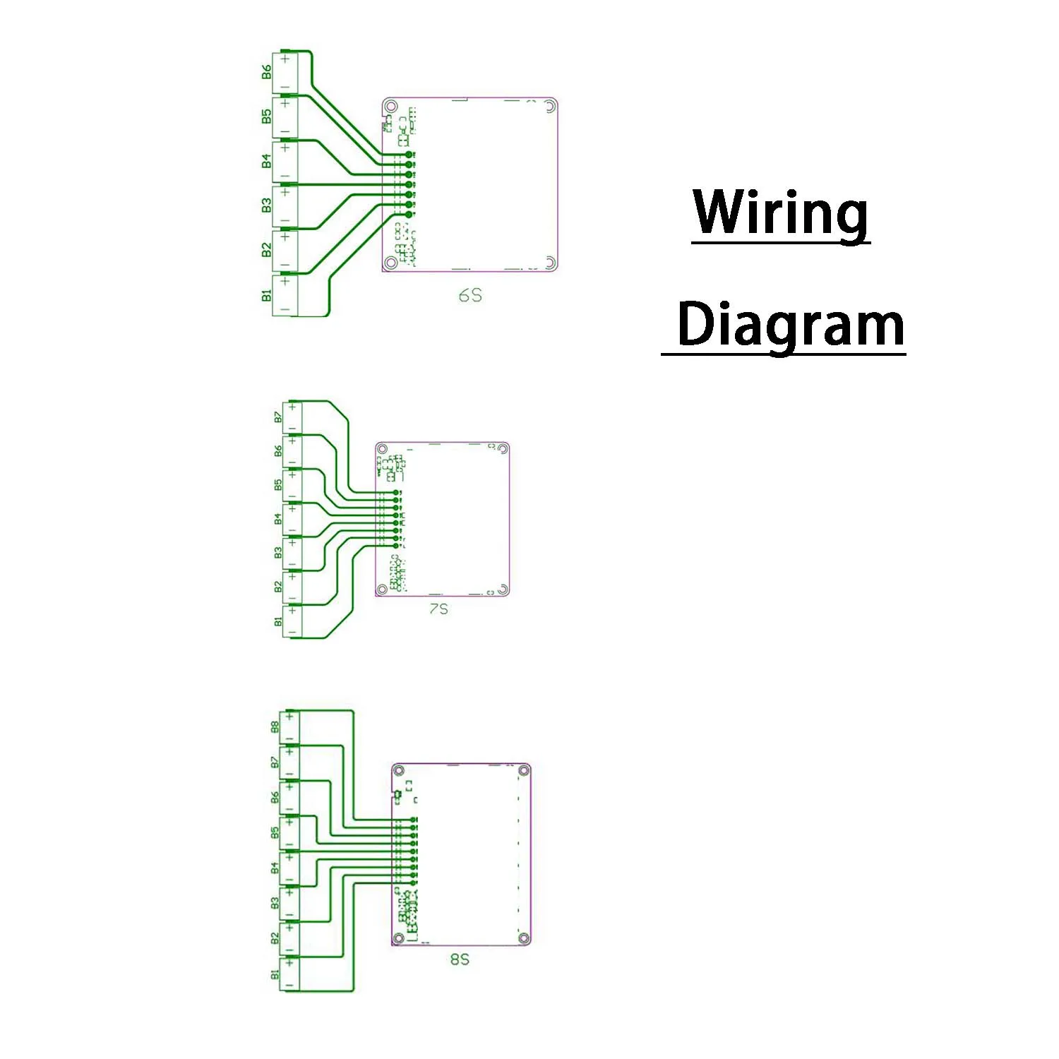 Lithium-Batterie 1,5A Aktiver Equalizer-Balancer-Board 2S 3S 4S 6S 7S 8S 10S 13S 14S 16S Energieübertragungs-Balance LiIon Lifepo4 BMS – Detail 3