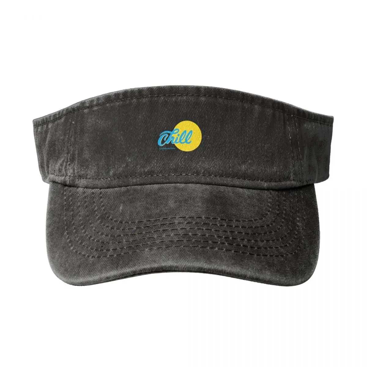 Chill Logo V2 - Aruba Chill Baseball Cap Sun Cap Sun Hats Visor Empty Top Sports Tennis Running Hats