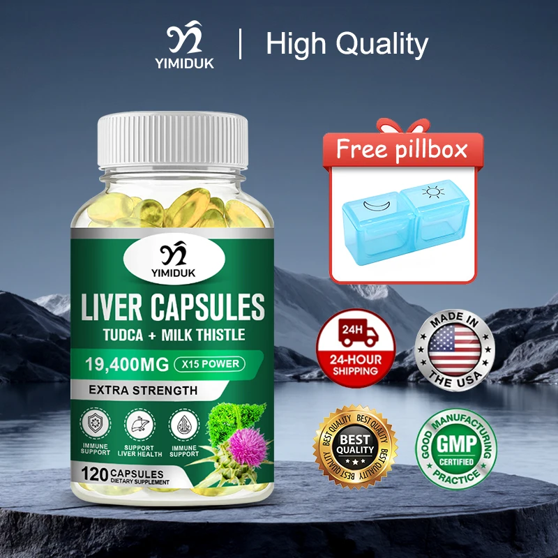 

Добавка для печени премиум-класса, для функций печени, здоровья, антиоксидантов и детоксикаторов, внутреннее очищение, пищеварение, мужчин и женщин