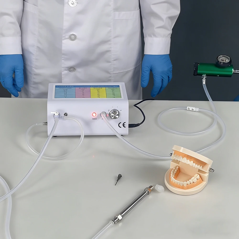 Kit de Terapia de Ozono Dental con Regulador de Oxígeno Resistente a la Corrosión del Ozono, Accesorios de Ozono, Aguja de Inyección