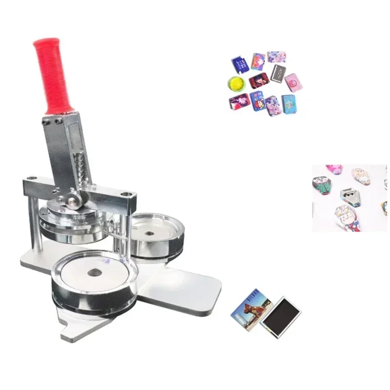 100mm New Badge Machine DIY Refrigerator Cup Mat Advertising Gift Tinplate Consumables Set