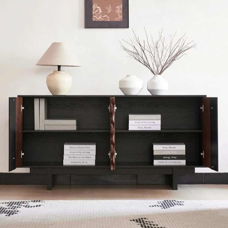Dazzling Storage Living Room Cabinet Retro Surprise Silent Design Living Room Cabinet Exquisite Home Furniture Lagerregal XY40GZ