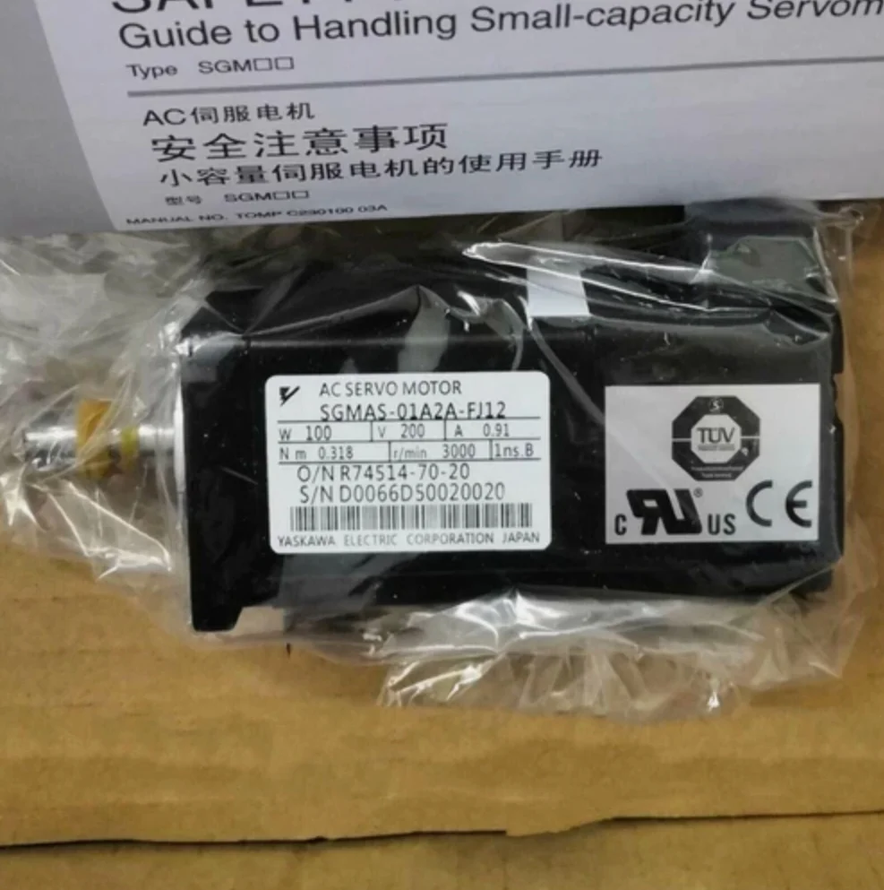 SGMAS-01A2A-FJ13  Original New  SGMAS-01A2A-FJ21  SGMAS-01A2A-FJ41 Yaskawa Cnc Ac Servo Motor SGMAS-01A2A-FJ31