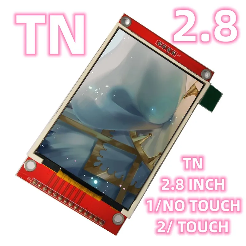 TN 2.8 Series ILI9341 Red Module 320*240 TFT Serial Display Screen 4 Wire SPI Interface Factory Electronic ESP32