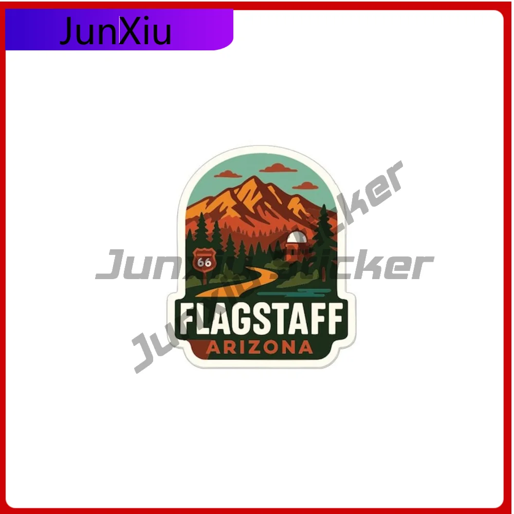 

Flagstaff Arizona Travel Sticker Vinyl Decal Waterproof Decorative Stickers For Rv Car Decoration Yacht Water Truck Pickup Campe