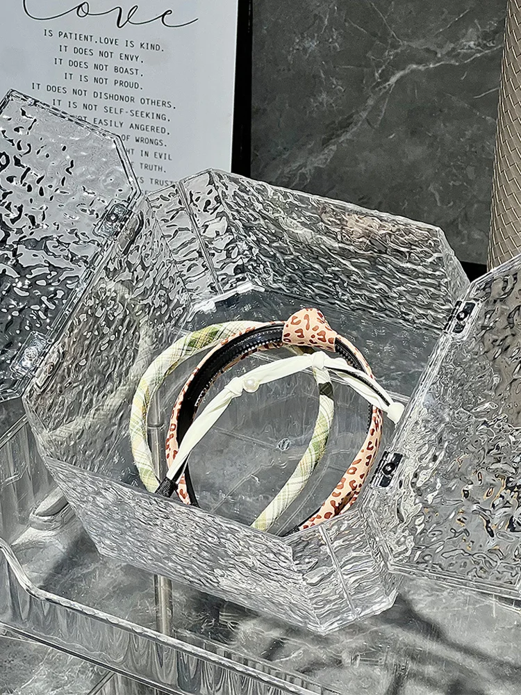 

Большой ящик для хранения аксессуаров для волос Capaci, детские завязки для волос, зажимы для колец, коробка-органайзер, роскошный пластиковый настольный орган