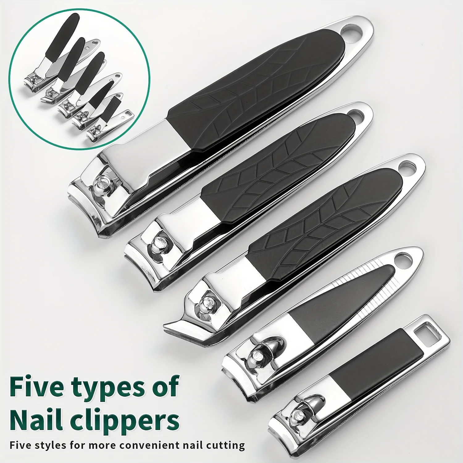 9/40 قطعة مجموعة مانيكير كاملة الوظائف، مجموعة مقصات أظافر من الفولاذ المقاوم للصدأ، مجموعة مقصات أظافر القدم #3