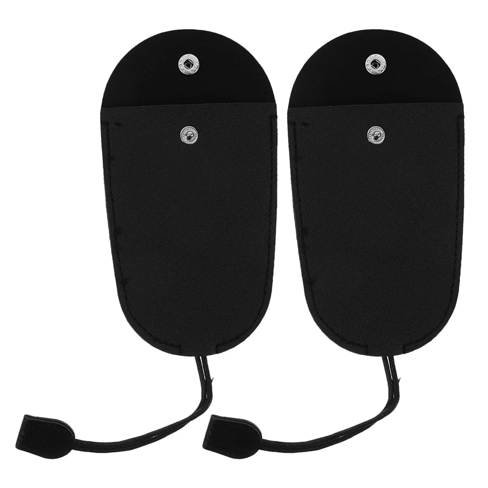 

2 Pcs Car Key Bag Auto Cover Holder Case Fob Protector Business Card Cases Cars