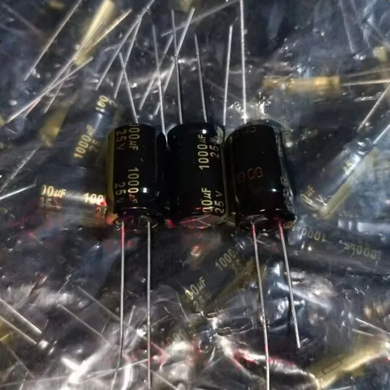 10PCS 1000UF 25V Fever Capacitor 25V 1000UF 12.5X20 FM High Frequency Ultra Low Resistance
